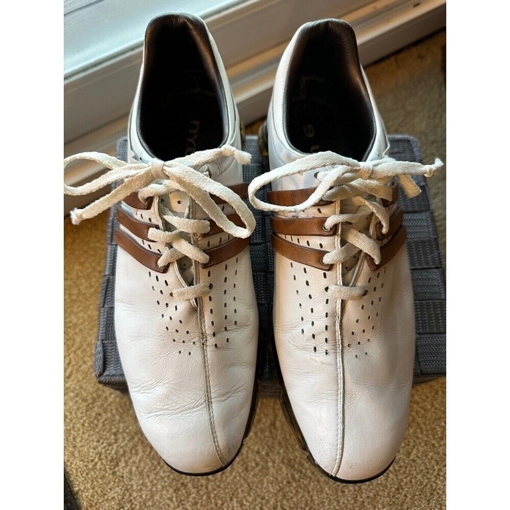 Adidas Golf Cleats Tour 360 Cleats Men's Size 10‎ White & Brown